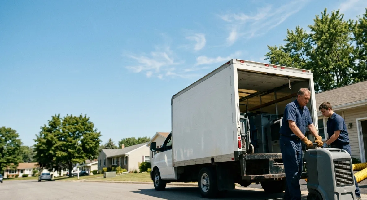 Water Damage Cleanup in Hutchinson, PA near me
